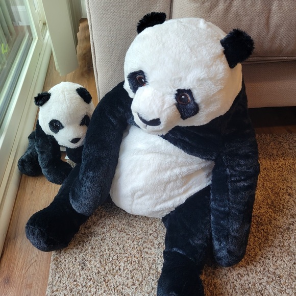 IKEA DJUNGELSKOG Large Soft Toy, Panda, (504.028.44) SET - Picture 3 of 10